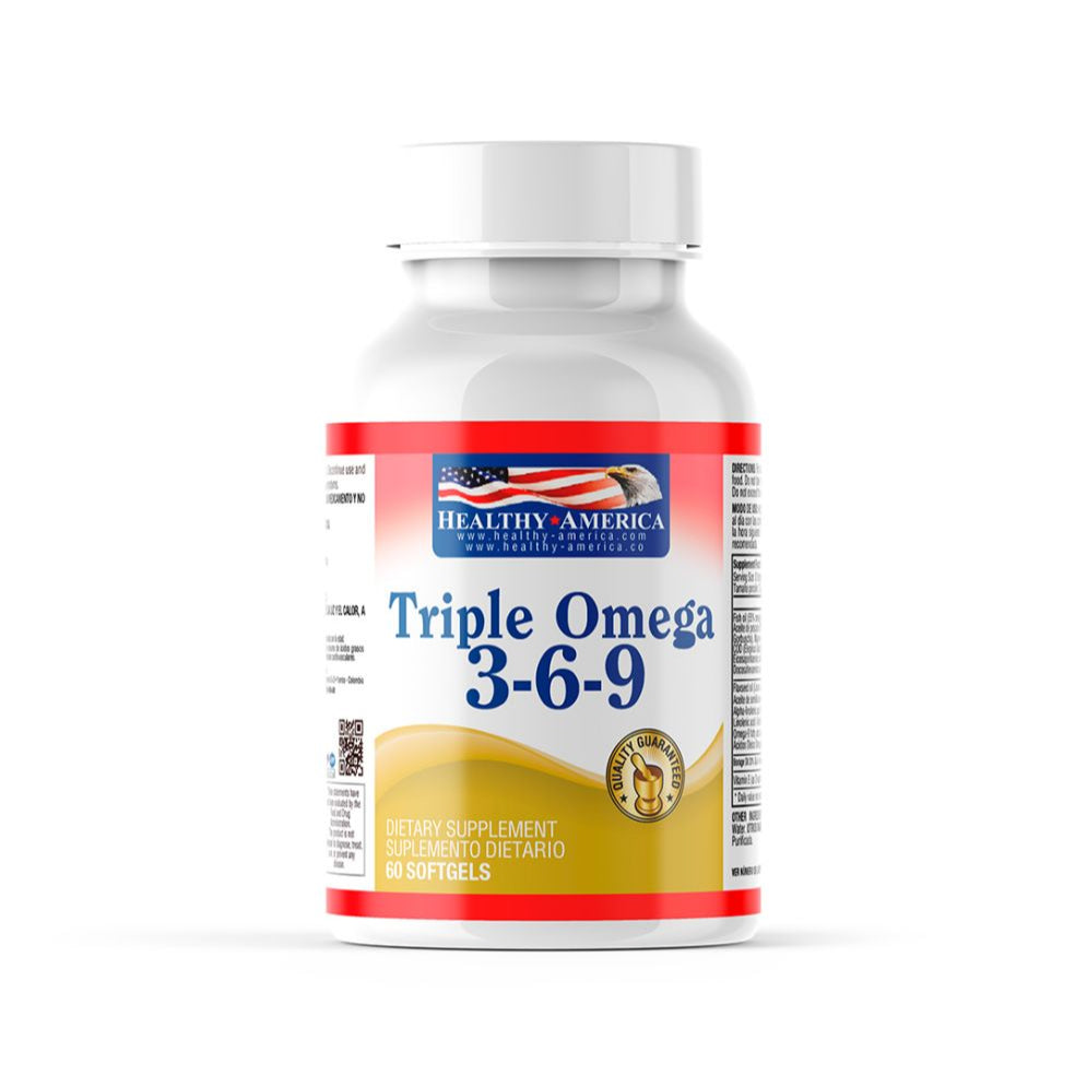 Triple Omega 3-6-9 1200 mg con Vitamina E