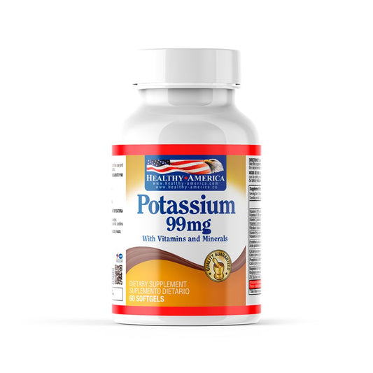 Potasio 99 mg con Vitaminas y Minerales