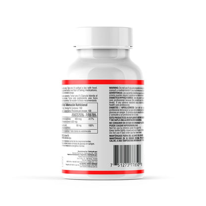GTF Chormium Picolinate 500 MCG 100 Softgels