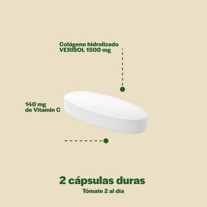Colágeno Hidrolizado 1500 mg + Vitamina C