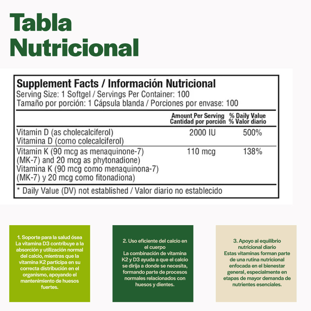 Duovit (Vitamina D3 + K2)