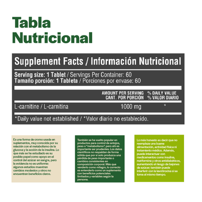 FT Lox – L-Carnitina 1000 mg